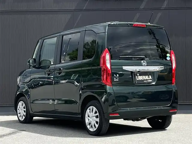 ホンダ Ｎ ＢＯＸ L 道南・函館 2021(令3)年 2.6万km ブリティッシュグリーンP ナビ（FM/AM）/4WD /PD(片側) /シートヒーター /ABS /ACC /LKA /コーナーセンサー /Bカメラ /LEDヘッドライト