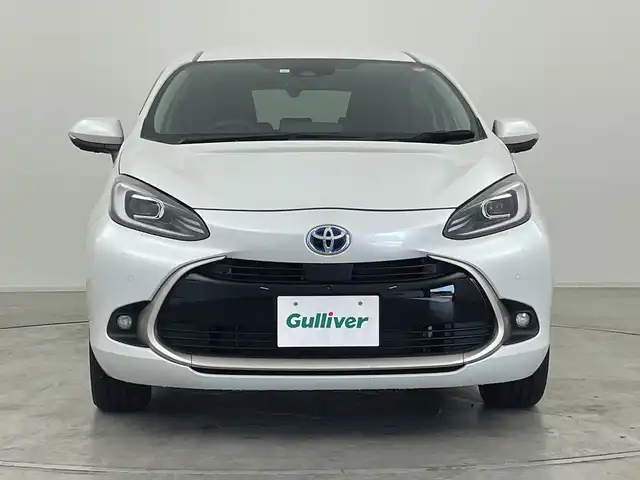 トヨタ アクア Z 群馬県 2023(令5)年 0.4万km プラチナホワイトパールマイカ 純正１０．５型ナビ　フルセグＴＶ　全周囲カメラ　ビルトインＥＴＣ　ハーフレザーシート　シートヒーター　パワーシート　ステアリングヒーター　ＢＳＭ　アダプティブクルーズコントロール　スマートキー　禁煙車