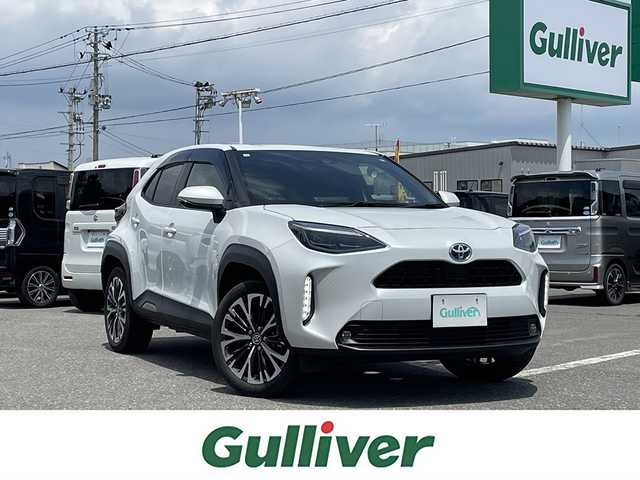トヨタ ヤリスクロス ハイブリッド Z 青森県 2023(令5)年 3.4万km プラチナホワイトパールマイカ 純正ナビ/フルセグTV/BT/バックカメラ/トヨタセーフティセンス（LTA/PGS/BSM）/ETC/ステアリングヒーター/D席パワーシート/前席シートヒーター/アダプティブクルーズコントロール/TVキャンセラー/AC100V1500Wアクセサリー