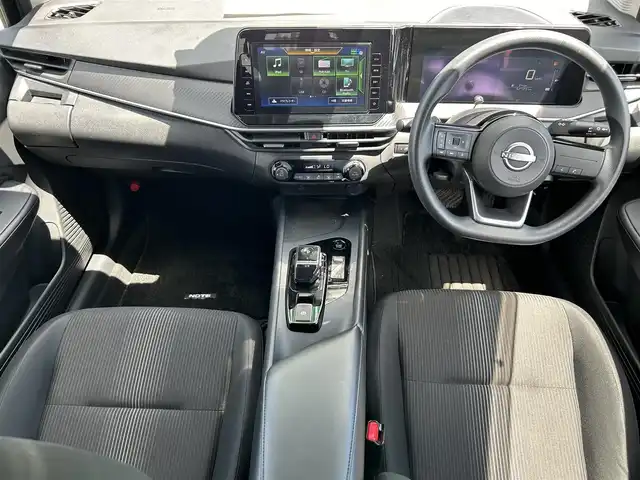 日産 ノート X 奈良県 2021(令3)年 5.3万km オーロラフレアブルーパール 純正ナビ(フルセグTV/CD/AM・FM/BT/iPod)/バックカメラ/ビルトインETC/純正ドラレコ/インテリジェントエマージェンシーブレーキ/踏み間違い防止支援アシスト/標識検知機能/LDW(車線逸脱警報)/インテリジェントDA(ふらつき警報)/インテリジェントLI(車線逸脱防止支援システム)/ハイビームアシスト/オートブレーキホールド/純正フロアマット/スペアキー