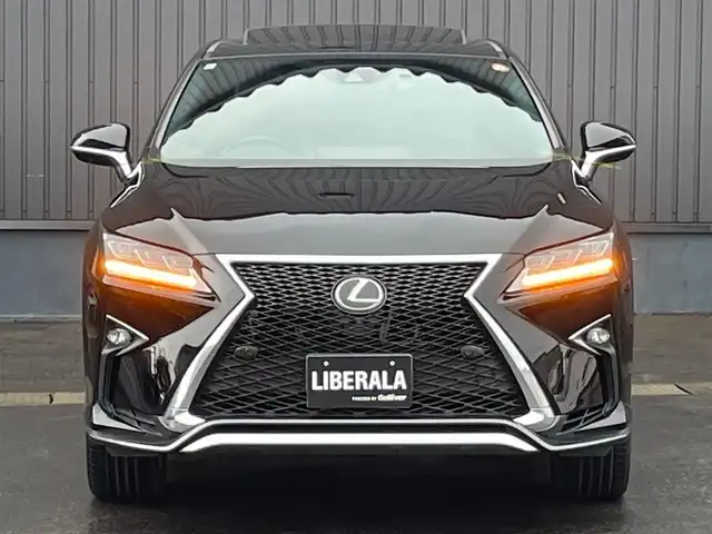 レクサス ＲＸ 200t Fスポーツ 青森県 2015(平27)年 6.8万km ブラック /4WD/ターボ/サンルーフ/純正ナビ/　(フルセグTV/DVD/Bt)/全方位カメラ/HUD/黒革シート/D席メモリー付き/　前席パワーシート/ベンチレーター/全席シートヒーター/革巻きステア/ノブ/パドルシフト/電動リアゲート/三眼LEDオートライト/シーケンシャルウインカー/オートマチックハイビーム/オートワイパー/電動チルトステア/アイドリングストップ/衝突被害軽減システム/横滑り防止機能/前後バンパーソナー/レーンキープアシスト/盗難防止機能/W/サイド/カーテン/ニーエアバッグ/ABS/スマートキーx2/カードキー/保証書/取説/ナビ取説/H30/R2/4/5/6/7年点検記録簿あり