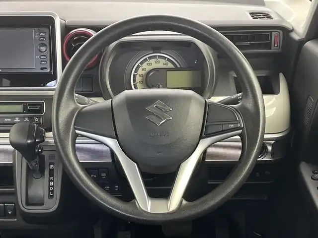 スズキ スペーシア HYBRID X 新潟県 2019(令1)年 2.8万km ブリスクブルーM 両側パワースライドドア　/社外メモリナビ（CD・USB）/デュアルセンサーブレーキサポート　/レーンキープアシスト　/後方コーナーセンサー　/ハロゲンオートライト　/地デジ　/アイドリングストップ　/純正フロアマット　/スマートキー/スペアキー/保証書/ABS/横滑り防止装置/盗難防止装置