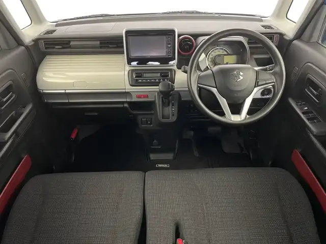 スズキ スペーシア HYBRID X 新潟県 2019(令1)年 2.8万km ブリスクブルーM 両側パワースライドドア　/社外メモリナビ（CD・USB）/デュアルセンサーブレーキサポート　/レーンキープアシスト　/後方コーナーセンサー　/ハロゲンオートライト　/地デジ　/アイドリングストップ　/純正フロアマット　/スマートキー/スペアキー/保証書/ABS/横滑り防止装置/盗難防止装置