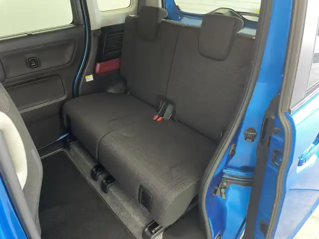 スズキ スペーシア HYBRID X 新潟県 2019(令1)年 2.8万km ブリスクブルーM 両側パワースライドドア　/社外メモリナビ（CD・USB）/デュアルセンサーブレーキサポート　/レーンキープアシスト　/後方コーナーセンサー　/ハロゲンオートライト　/地デジ　/アイドリングストップ　/純正フロアマット　/スマートキー/スペアキー/保証書/ABS/横滑り防止装置/盗難防止装置