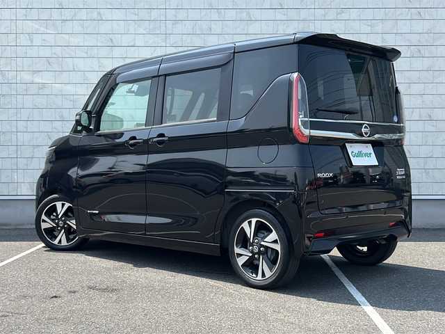 日産 ルークス HWS Gターボ プロパイロットED 栃木県 2020(令2)年 4.3万km ブラック プロパイロット/アダプティブヘッドライト/ドライブレコーダー/両側パワースライドドア/クルーズコントロール/スペアキー/純正ナビ/アラウンドビューモニター/Ｂｌｕｅｔｏｏｔｈ/デジタルインナーミラー/アイドリングストップ/スペアキー/ETC/純正フロアマット/ABS/横滑り防止機能/コーナーセンサー/レーンキープアシスト/盗難防止装置/衝突被害軽減システム