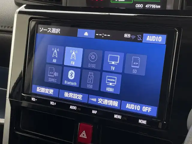トヨタ ルーミー カスタムG－T 新潟県 2021(令3)年 4.8万km クールバイオレットクリスタルシャイン 純正9インチメモリナビ /　・CD DVD BT フルセグTV HDMI /フリップダウンモニター/バックカメラ/両側パワースライドドア /シートヒーター /コーナーセンサー /トヨタセーフティセンス /　・PCS（プリクラッシュセーフティ）/　・LKA （レーンキープアシスト）/　・レーダークルーズコントロール /ドライブレコーダー/ETC/LEDヘッドライト