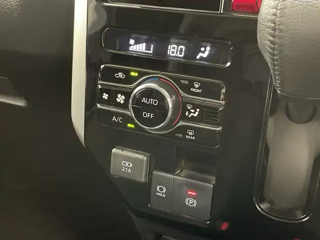 トヨタ ルーミー カスタムG－T 新潟県 2021(令3)年 4.8万km クールバイオレットクリスタルシャイン 純正9インチメモリナビ /　・CD DVD BT フルセグTV HDMI /フリップダウンモニター/バックカメラ/両側パワースライドドア /シートヒーター /コーナーセンサー /トヨタセーフティセンス /　・PCS（プリクラッシュセーフティ）/　・LKA （レーンキープアシスト）/　・レーダークルーズコントロール /ドライブレコーダー/ETC/LEDヘッドライト