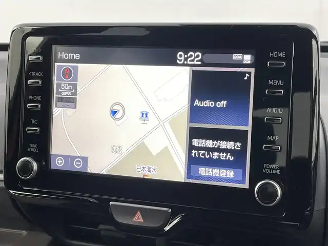トヨタ ヤリス ハイブリッド 福島県 2021(令3)年 6.2万km ブラック/コーラルクリスタルシャイン トヨタセーフティセンス/・プリクラッシュセーフティ/・レーントレーシングアシスト/・レーンディパーチャーアラート/・ロードサインアシスト/・レーダークルーズコントロール/・オートマチックハイビーム/ブラインドスポットモニター/クリアランスソナー/リアクロストラフィックアラート/パーキングサポートブレーキ/純正ディスプレイオーディオ/・BT/USB/AM/FM/Miracast/・コネクティッドナビ/・バックカメラ/ステアリングリモコン/シートヒーター/電格ミラー/・ウィンカーミラー/プッシュスタート/・スマートキー/LEDヘッドライト/・オートライト/純正フロアマット/寒冷地仕様/ドアバイザー