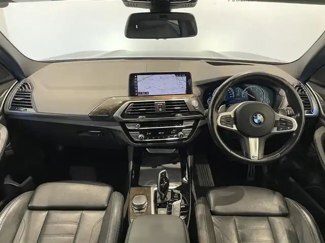 ＢＭＷ Ｘ３ xDrive20d Mスポーツ 福岡県 2018(平30)年 4.1万km サファイアブラックP 黒レザーシート　/全席シートヒーター　/パワーシート　/ナビ　/３６０°カメラ　/フルセグＴＶ　/ＨＵＤ　/ＣＤ／ＤＶＤ　/ＡＣＣ　/ＢＳＭ　/ＬＫＡ　/パワーバックドア　/コンフォートアクセス　/純正１９ｉｎｃｈＡＷ　/ＥＴＣ