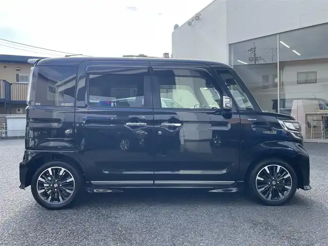 スズキ スペーシア カスタム HYBRID XS 岐阜県 2018(平30)年 1.3万km ブルーイッシュブラックパール3 (株)IDOMが運営する【じしゃロン多治見店】の自社ローン対象車両になります。こちらは現金ご利用時の価格です。自社ローンご希望の方は別途その旨お申付け下さい。/両側パワースライドドア/デュアルセンサーブレーキサポート/レーンキープアシスト/コーナーセンサー/運転席シートヒーター/アイドリングストップ/オートライト/フォグランプ/電動格納ミラー