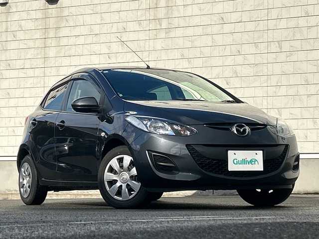 マツダ デミオ 13C 山形県 2014(平26)年 6.4万km メテオグレーマイカ ハロゲンヘッドライト/電動格納ミラー/パワーウインドウ/社外フロアマット/リモコンキー/スペアキー/冬タイヤ積載/取扱説明書