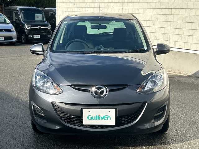 マツダ デミオ 13C 山形県 2014(平26)年 6.4万km メテオグレーマイカ ハロゲンヘッドライト/電動格納ミラー/パワーウインドウ/社外フロアマット/リモコンキー/スペアキー/冬タイヤ積載/取扱説明書