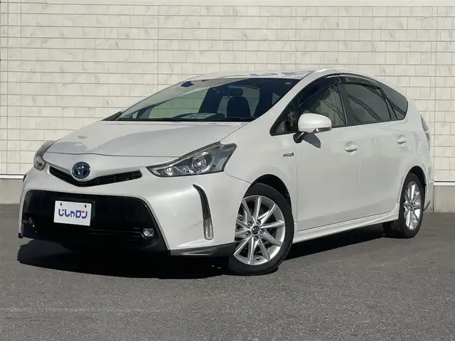 トヨタ プリウス α G ツーリングセレクション 栃木県 2014(平26)年 11.8万km ホワイトパールクリスタルシャイン 株)IDOMが運営する【じしゃロン小山店】の自社ローン専用車両になります。こちらは現金またはオートローンご利用時の価格です。自社ローンご希望の方は別途その旨お申付け下さい//禁煙車/純正フルセグナビ/（CD/DVD/AM/FMラジオ）/(Bluetooth)/スマートキー/プッシュスタート/バックカメラ/クルーズコントロール/ＥＴＣ/１００V充電/パワーシート/フリップダウンモニター/バックフォグランプ/ステアリングリモコン/電動格納ドアミラー/パワーウインドウ/オートライト/防眩ミラー
