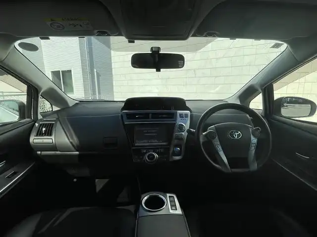 トヨタ プリウス α G ツーリングセレクション 栃木県 2014(平26)年 11.8万km ホワイトパールクリスタルシャイン 株)IDOMが運営する【じしゃロン小山店】の自社ローン専用車両になります。こちらは現金またはオートローンご利用時の価格です。自社ローンご希望の方は別途その旨お申付け下さい//禁煙車/純正フルセグナビ/（CD/DVD/AM/FMラジオ）/(Bluetooth)/スマートキー/プッシュスタート/バックカメラ/クルーズコントロール/ＥＴＣ/１００V充電/パワーシート/フリップダウンモニター/バックフォグランプ/ステアリングリモコン/電動格納ドアミラー/パワーウインドウ/オートライト/防眩ミラー