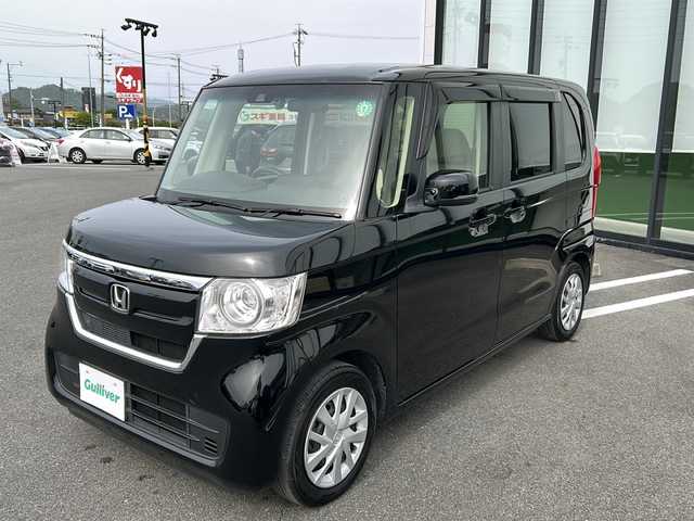 ホンダ Ｎ ＢＯＸ G L ホンダセンシング 岐阜県 2020(令2)年 0.9万km クリスタルブラックパール 純正ＳＤナビ　/ＥＴＣ　/前後ドライブレコーダー　/バックカメラ　/レーダークルーズコントロール　/衝突軽減システム　/横滑り防止装置　/レーンキープアシスト　/片側パワスラ　/ＬＥＤヘッドライト　/オートライト　/スマートキー/プッシュスタート/スペアキー/純正フロアマット/ドアバイザー