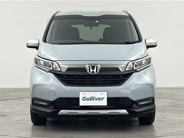 ホンダ フリード ハイブリット クロスター 群馬県 2022(令4)年 1.2万km フィヨルドミストパール 純正９型ナビ　バックカメラ　前後ドラレコ　ＥＴＣ　ハーフレザーシート　シートヒーター　両側電動スライドドア　アダプティブクルーズコントロール　衝突被害軽減ブレーキ　ルーフレール　ＬＥＤライト　禁煙車