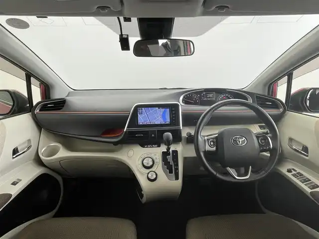 トヨタ シエンタ G 群馬県 2015(平27)年 4万km レッドマイカM 純正７インチナビ　バックカメラ　プリクラッシュセーフティ　車線逸脱警報　オートマチックハイビーム　両側パワースライドドア　ＬＥＤヘッドライト　ＥＴＣ　純正ドライブレコーダー　スペアキー　禁煙車