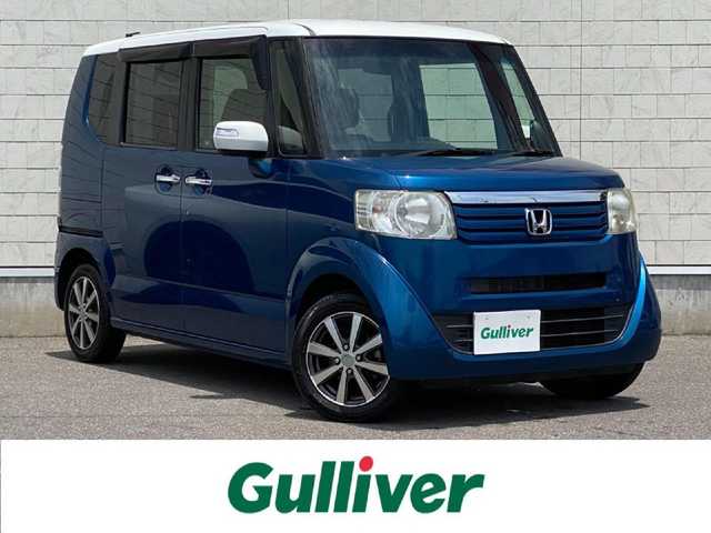 ホンダ Ｎ ＢＯＸ ＋ 2トーン G SSパッケージ 岐阜県 2013(平25)年 8.3万km プレミアムダイナミックブルーパール ワンオーナー/特別仕様車/ツートーンカラースタイル/両側パワースライドドア/KENWOOD製ナビ（MDV-X500）/運転席ハイトアジャスター/アイドリングストップ/電動格納ミラー/ドアバイザー/社外14インチホイール/純正フロアマット/ETC/スマートキー×2/保証書/取扱説明書/ABS/横滑り防止装置/盗難防止装置/ダブル＋サイドエアバッグ