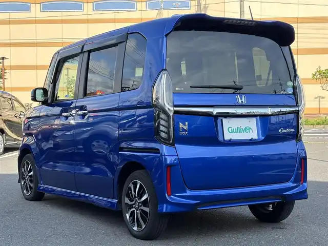 ホンダ Ｎ ＢＯＸ カスタム G EX ホンダセンシング 宮城県 2017(平29)年 7.6万km ブリリアントスポーティブルーメタリック2トーン 登録時走行距離75395km/ホンダセンシング/・衝突軽減/・レーンキープ/・横滑り防止/・/ナビ【Gathers】/・フルセグ/・BT/・AM/FM/・CD/DVD/両側パワースライドドア/クルーズコントロール/ドアバイザー