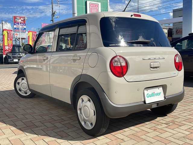 スズキ ラパン L 鳥取県 2022(令4)年 5.5万km フォーンベージュM ワンオーナー/フルタイム4WD/スマートキー/プリクラッシュ/レーンデパーチャー/クリアランスソナー/前席シートヒーター/社外メモリナビゲーション/Bluetooth・USB/バックカメラ/ベンチシート/ETCユニット/社外AWスタットレス4本積込/保証書・取説