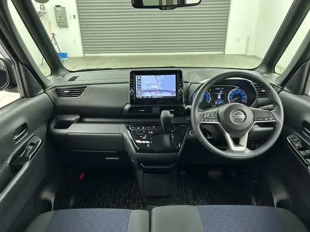 日産 ルークス ハイウェイスター X 三重県 2021(令3)年 2.8万km パープルⅡ 純正９型ナビ　/【CD/DVD/SD/Bluetooth】/地デジ対応TV/全方位　/エマージェンシーブレーキ　/車線逸脱警報　/先行車発進お知らせ　/道路／速度標識表示　/前後クリアランスソナー　/ＬＥＤヘッドライト　/オートライト／オートハイビーム機能　/片側パワスラ/スペアキー有り