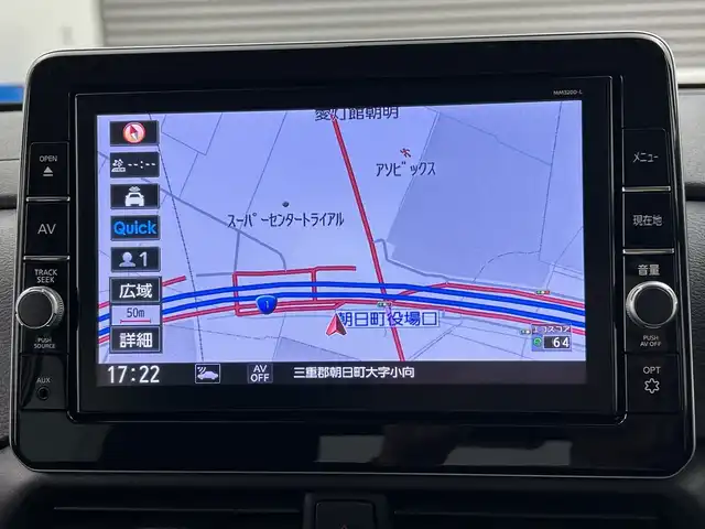 日産 ルークス ハイウェイスター X 三重県 2021(令3)年 2.8万km パープルⅡ 純正９型ナビ　/【CD/DVD/SD/Bluetooth】/地デジ対応TV/全方位　/エマージェンシーブレーキ　/車線逸脱警報　/先行車発進お知らせ　/道路／速度標識表示　/前後クリアランスソナー　/ＬＥＤヘッドライト　/オートライト／オートハイビーム機能　/片側パワスラ/スペアキー有り