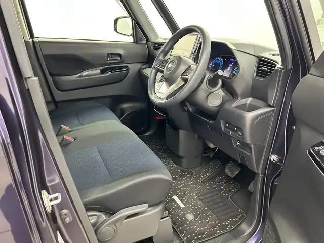 日産 ルークス ハイウェイスター X 三重県 2021(令3)年 2.8万km パープルⅡ 純正９型ナビ　/【CD/DVD/SD/Bluetooth】/地デジ対応TV/全方位　/エマージェンシーブレーキ　/車線逸脱警報　/先行車発進お知らせ　/道路／速度標識表示　/前後クリアランスソナー　/ＬＥＤヘッドライト　/オートライト／オートハイビーム機能　/片側パワスラ/スペアキー有り