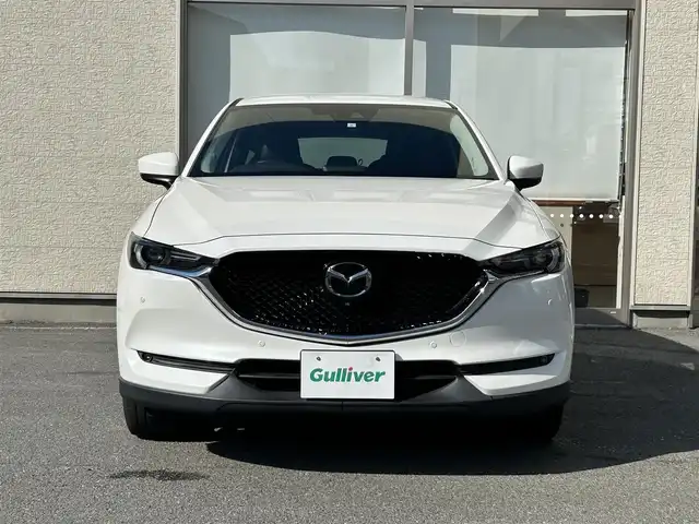 マツダ ＣＸ－５ XD Lパッケージ 大阪府 2019(平31)年 3.2万km スノーフレイクホワイトパールマイカ 純正ナビTV/(フルセグTV/Bluetooth/CD/DVD)/全方位モニター/前後コーナーセンサー/レーダークルーズコントロール/レーンキープアシスト/ブラインドスポットモニター/TCS/オートマチックハイビーム/アイドリングストップ/黒レザーシート/前席パワーシート/メモリシート/シートヒーター/ステアリングヒーター/パワーバックドア/純正フロアマット/LEDヘッドライト/純正アルミホイール/ETC/スペアキー×1