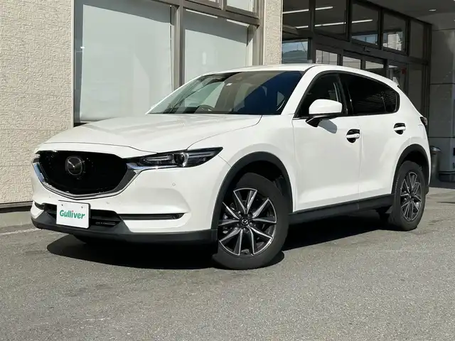 マツダ ＣＸ－５ XD Lパッケージ 大阪府 2019(平31)年 3.2万km スノーフレイクホワイトパールマイカ 純正ナビTV/(フルセグTV/Bluetooth/CD/DVD)/全方位モニター/前後コーナーセンサー/レーダークルーズコントロール/レーンキープアシスト/ブラインドスポットモニター/TCS/オートマチックハイビーム/アイドリングストップ/黒レザーシート/前席パワーシート/メモリシート/シートヒーター/ステアリングヒーター/パワーバックドア/純正フロアマット/LEDヘッドライト/純正アルミホイール/ETC/スペアキー×1