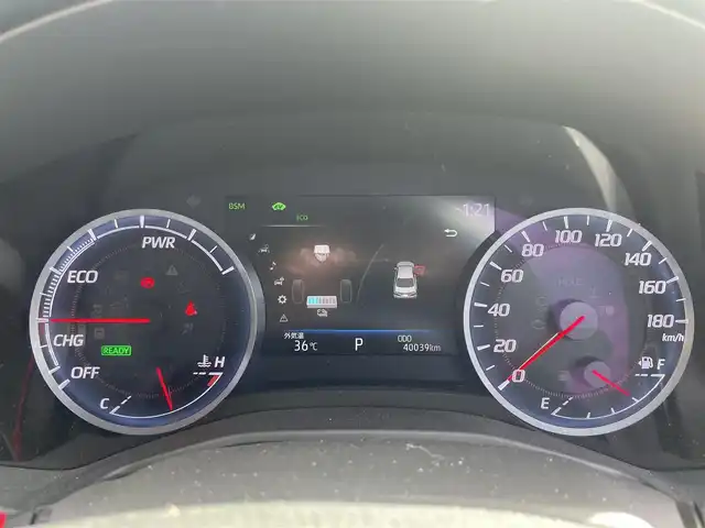 トヨタ クラウン ハイブリッド G 愛知県 2019(令1)年 4万km ダークブルーマイカ AIS検査実施済　/ワンオーナー　/全方位カメラ　/ベージュ革シート　/シートヒーター　/ベンチレーション　/セーフティセンス　/BSM /AHB /LDA /ICS /LEDヘッド　/ビルトインETC /ステアリングヒーター　/パワーシート　/スペアキー　