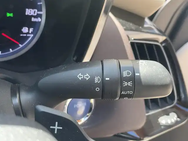 トヨタ クラウン ハイブリッド G 愛知県 2019(令1)年 4万km ダークブルーマイカ AIS検査実施済　/ワンオーナー　/全方位カメラ　/ベージュ革シート　/シートヒーター　/ベンチレーション　/セーフティセンス　/BSM /AHB /LDA /ICS /LEDヘッド　/ビルトインETC /ステアリングヒーター　/パワーシート　/スペアキー　