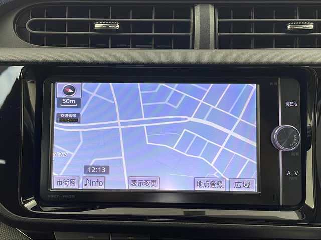 トヨタ アクア S 栃木県 2015(平27)年 7.9万km チェリーパールクリスタルシャイン 純正7インチナビ/　フルセグ/CD/DVD/BT/ラジオ/SD/バックカメラ/ビルトインETC/ステアリングスイッチ/オートヘッドライト/電格ウィンカーミラー/純正ドアバイザー/純正フロアマット/ヘッドライトレベライザー/プッシュスタート