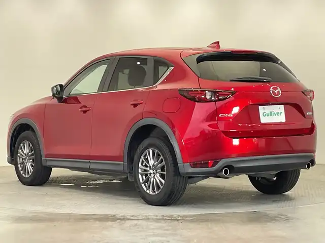 マツダ ＣＸ－５ XD 栃木県 2017(平29)年 6.2万km ソウルレッドクリスタルM ディーゼル/ターボ/メモリーナビ/（Bluetooth/USB）/バックモニター/左サイドモニター/衝突軽減ブレーキ/フロントコーナーセンサー/前方ドライブレコーダー/オートライト/LEDヘッドライト/横滑り防止装置/スマートキー/プッシュスタート/電動格納ミラー/純正アルミホイール/純正フロアマット