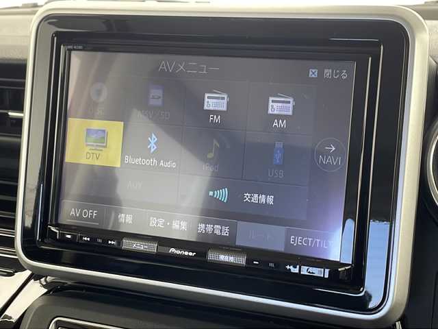 スズキ スペーシア カスタム HYBRID XS 佐賀県 2019(令1)年 3.2万km ピュアホワイトパール/ブラック2トーン 〇　ワンオーナー/〇　フルセグテレビ/〇　バックカメラ/〇　アイドリングストップ/〇　ウィンカーミラー/〇　ドアバイザー/〇　プッシュスタート/〇　両側パワースライドドア/〇　ハーフレザーシート/〇　LEDヘッドライト