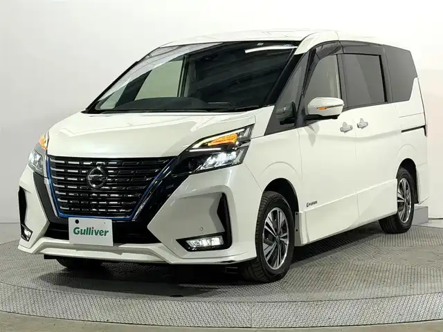 日産 セレナ e－パワー ハイウェイスター V 大阪府 2019(令1)年 6.5万km ブリリアントホワイトパール ProPILOT 純正10incナビTV 360カメラ フリップダウンモニター レーダークルコン 衝突軽減ブレーキ レーンアシスト ブラインドSM 両側パワースライドドア パークアシスト クリアランスソナー ETC