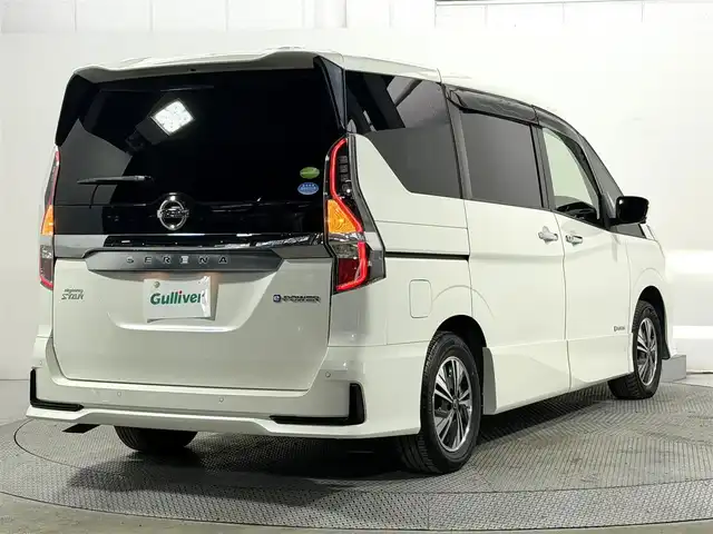 日産 セレナ e－パワー ハイウェイスター V 大阪府 2019(令1)年 6.5万km ブリリアントホワイトパール ProPILOT 純正10incナビTV 360カメラ フリップダウンモニター レーダークルコン 衝突軽減ブレーキ レーンアシスト ブラインドSM 両側パワースライドドア パークアシスト クリアランスソナー ETC