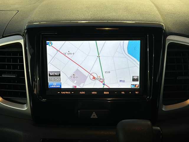 スズキ スペーシア G 愛知県 2016(平28)年 11.3万km ブルーイッシュブラックパール3 純正メモリナビ/　AM/FM/AUX/CD/ワンセグTV/D席シートヒーター/アイドリングストップ/電格ミラー/純正フロアマット/純正ドアバイザー/純正スチールホイール/盗難防止装置/ハロゲンライト/両側イージースライドドア/Wエアバッグ/取説/保証書