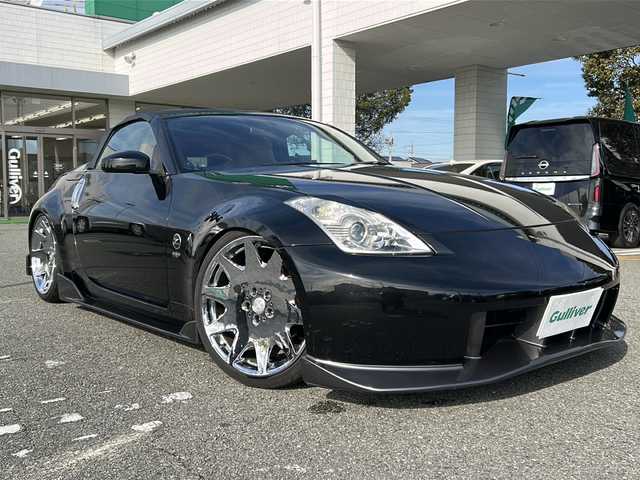 日産 フェアレディ Ｚ ロードスター バージョンST 兵庫県 2005(平17)年 7.7万km 黒 純正メーカーナビ/ドライブレコーダー/シートヒーター/社外エアロ（フロント，サイド，リア）/社外20インチアルミ【VENERDi】/ETC/ハーフレザーシート/社外ディスプレイオーディオ/パワーシート/社外マフラー/クスコタワーバー(フロント)/社外足回り(クスコ)