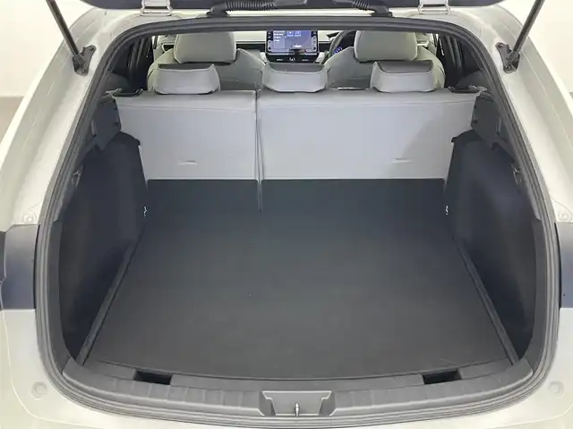 トヨタ カローラツーリング ハイブリッド ダブルバイビー 愛知県 2020(令2)年 5.8万km ホワイトパールクリスタルシャイン 純正９型ＤＡナビフルセグＴＶ　シートヒーター　ＤＶＤデッキ　革調シートカバー　モデリスタガーニッシュ多数　電動パーキング　ＨＵＤ　前後ドラレコ　セーフティセンス　衝突軽減　追従クルコン　ＬＥＤライト　禁煙車　純正フロアマット　ドアバイザー　コーナーセンサー　ステアリングヒーター　トノカバー