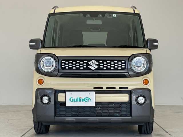 スズキ スペーシア ギア HYBRID XZ 愛知県 2021(令3)年 3.7万km シフォンアイボリーM 純正ディズプレイオーディオ　ナビ機能なし/両側パワースライドドア/レーダークルーズコントロール/シートヒーター/バックカメラ/コーナーセンサー/ルーフレール/LEDヘッドライト/オートマチックハイビーム/ドライブレコーダー/ETC/衝突軽減システム/Bluetooth/CD/ステアリングスイッチ/スマートキー/プッシュスタート