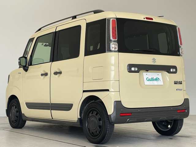 スズキ スペーシア ギア HYBRID XZ 愛知県 2021(令3)年 3.7万km シフォンアイボリーM 純正ディズプレイオーディオ　ナビ機能なし/両側パワースライドドア/レーダークルーズコントロール/シートヒーター/バックカメラ/コーナーセンサー/ルーフレール/LEDヘッドライト/オートマチックハイビーム/ドライブレコーダー/ETC/衝突軽減システム/Bluetooth/CD/ステアリングスイッチ/スマートキー/プッシュスタート