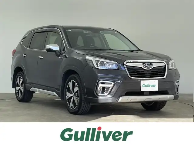 スバル フォレスター ハイブリッド アドバンス 千葉県 2018(平30)年 5.2万km ダークグレーメタリック 禁煙車/純正ナビ/・CD/DVD/BT/ACP/フルセグ/アイサイト/ブラインドスポットモニター/前後席シートヒーター/ステアリングヒーター/前席パワーシート/ハーフレザーシート/レーダークルーズコントロール/デジタルインナールームミラー/バックカメラ/フロント＆サイドカメラ/LEDヘッドライト/オートライト/フォグライト/ETC/コーナーセンサー/スマートキー/スペアキー