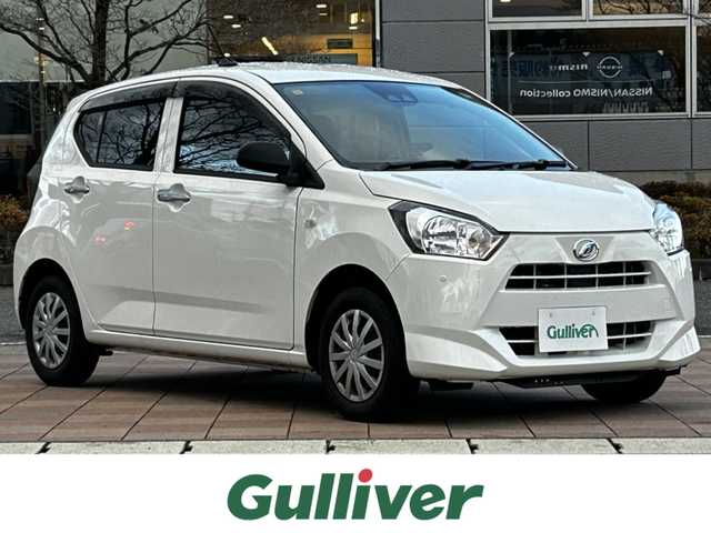 ダイハツ ミラ イース L SAⅢ 福島県 2020(令2)年 0.8万km ホワイト スマートアシストIII/衝突回避支援ブレーキ機能/衝突警報機能/車線逸脱警報機能/前後誤発進抑制制御機能/先行車発進お知らせ機能/社外ナビゲーション/型番：CN-B301B/【AM/FM/Bluetooth】/バックカメラ/ドライブレコーダー/アイドリングストップ/社外フロアマット