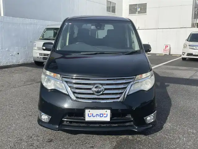 日産 セレナ ハイウェイS G S HV Aセーフ 千葉県 2014(平26)年 10.9万km ダイヤモンドブラック (株)IDOMが運営する【じしゃロン八千代店】の自社ローン対象車両になります。こちらは現金またはオートローンご利用時の価格です。自社ローンご希望の方は別途その旨お申付け下さい/Ａセーフティパック/社外SDナビ/ ＣＤ/ＤＶＤ/ＢＴ/フルセグ/全方位カメラ/両側電動スライドドア/クルーズコントロール/純正１６インチアルミホイール/ＥＴＣ