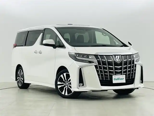 トヨタ アルファード S Cパッケージ 福島県 2022(令4)年 3万km ホワイトパールクリスタルシャイン ツインルーフ/トヨタセーフティセンス/・プリクラッシュセーフティ/・レーントレーシングアシスト/・アダプティブクルーズコントロール/・オートマチックハイビーム/ブラインドスポットモニター/クリアランスソナー/純正ディスプレイオーディオ/【Bluetooth/AM/FM】/・バックカメラ/・デジタルインナーミラー/電子パーキングブレーキ/・オートホールド/革巻きステアリング/・ステアリングスイッチ/・ステアリングヒーター/レザーシート/・前席パワーシート/・前席シートヒーター/・前席シートエアコン/両側パワースライドドア/パワーバックドア/オートウィンカーミラー/LEDヘッドライト/・オートライト/・フロントフォグライト/純正18インチアルミホイール/フロアマット/プッシュスタート/・スマートキー