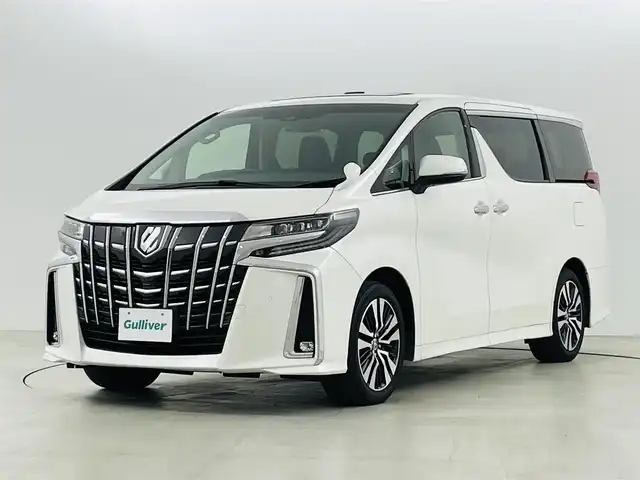 トヨタ アルファード S Cパッケージ 福島県 2022(令4)年 3万km ホワイトパールクリスタルシャイン ツインルーフ/トヨタセーフティセンス/・プリクラッシュセーフティ/・レーントレーシングアシスト/・アダプティブクルーズコントロール/・オートマチックハイビーム/ブラインドスポットモニター/クリアランスソナー/純正ディスプレイオーディオ/【Bluetooth/AM/FM】/・バックカメラ/・デジタルインナーミラー/電子パーキングブレーキ/・オートホールド/革巻きステアリング/・ステアリングスイッチ/・ステアリングヒーター/レザーシート/・前席パワーシート/・前席シートヒーター/・前席シートエアコン/両側パワースライドドア/パワーバックドア/オートウィンカーミラー/LEDヘッドライト/・オートライト/・フロントフォグライト/純正18インチアルミホイール/フロアマット/プッシュスタート/・スマートキー