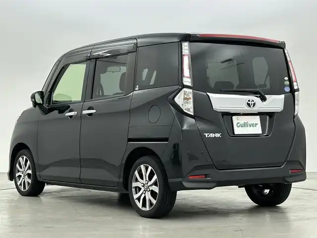 トヨタ タンク カスタムG－T 福岡県 2019(平31)年 7.6万km ブラックマイカメタリック ワンオーナー　/純正９型ナビ（ＢＴ，フルセグＴＶ）　/バックカメラ/前後ドライブレコーダー　/クルーズコントロール　/コーナーセンサー　/衝突被害軽減ブレーキ　/アイドリングストップ　/両側電動スライドドア　/ＬＥＤ