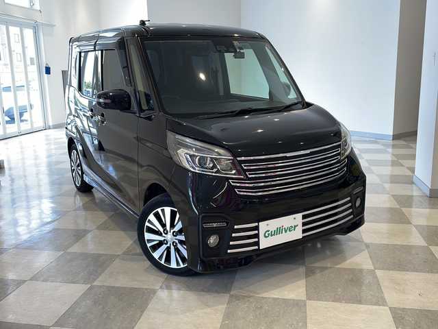 日産 デイズ ルークス ライダーXターボ 福井県 2018(平30)年 3.7万km ブラック 純正ナビ/フルセグTV/全周囲カメラ/ETC/ドライブレコーダー/両側パワースライドドア/シートヒーター/オートライト/オートハイビーム/LEDヘッドライト/フォグランプ/レーンキープアシスト/衝突被害軽減システム/純正AW/プッシュスタート/スマートキー/純正フロアマット/ステアリングスイッチ/ウィンカーミラー