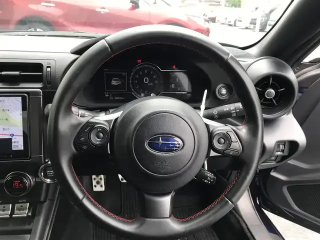 スバル ＢＲＺ S 富山県 2021(令3)年 5.3万km 青 〇ワンオーナー/〇社外ナビ/〇フルセグTV/〇バックカメラ/〇ETC/〇ドライブレコーダー/〇STIフロントアンダースポイラー/〇クルーズコントロール/〇LEDヘッドランプ/〇オートライト/〇パワーバッグドア/〇純正18インチアルミ/〇革巻きステアリング/〇ウルトラスエードコンビシート/〇シートヒーター/〇左右独立オートエアコン/〇キーレスアクセス/〇禁煙車