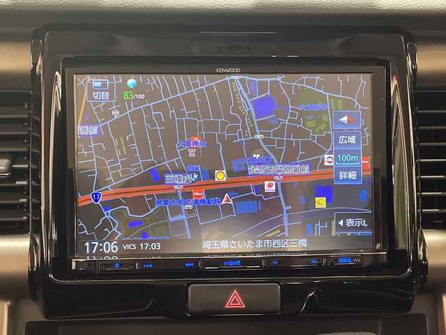 スズキ ハスラー Jターボ ブラックインテリアパッケージ 神奈川県 2019(令1)年 4.3万km クールカーキPM デュアルカメラブレーキサポート/社外8インチナビ（CD/DVD/BT）/フルセグTV/全方位カメラ/クルーズコントロール/ＨＩＤオートライト/ハーフレザーシート/前席シートヒーター/純正15インチアルミホイール/パドルシフト/アイドリングストップ/ステアリングスイッチ/ＥＴＣ/純正フロアマット/純正ドアバイザー